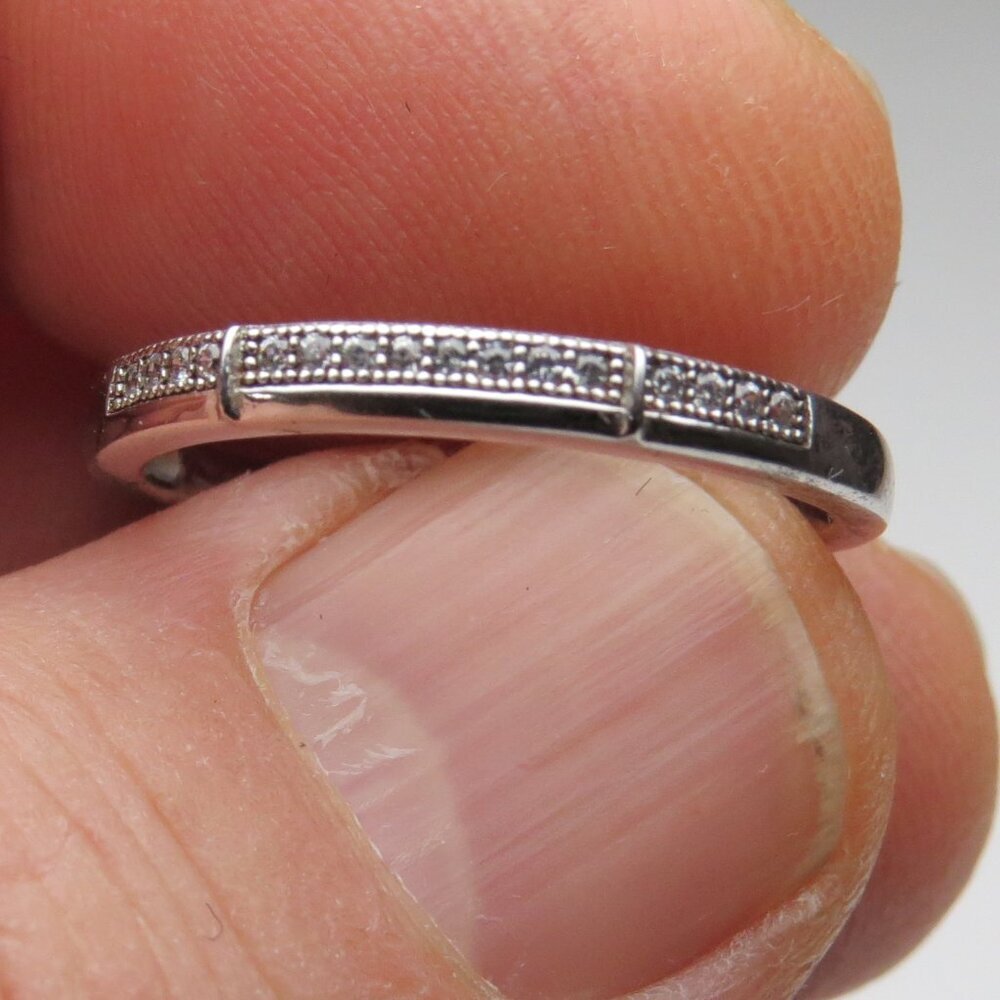 *925 Sterling Silver Diamond Ring